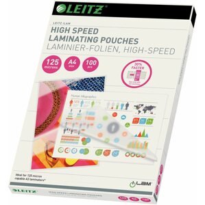 Lamináló fólia LEITZ iLam A4/250 fényes - 100 db a csomagban