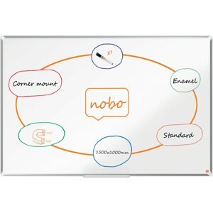 Mágneses tábla NOBO Premium Plus zománc 150 x 100 cm, fehér