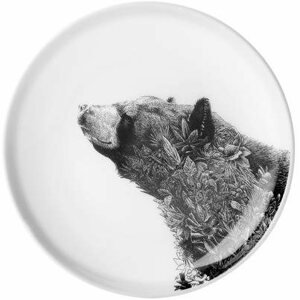 Tányér Maxwell & Williams tányér 20 cm MARINI FERLAZZO, Ázsiai fekete medve, 20 cm