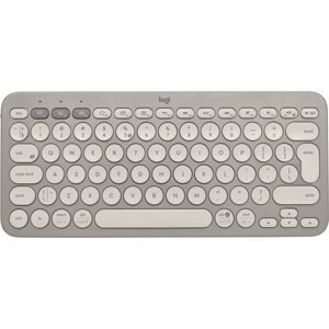 Billentyűzet Logitech Bluetooth Multi-Device Keyboard K380, Almond Milk - US INTL