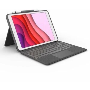 Billentyűzet Logitech Combo Touch az iPad (7., 8., 9. gen.) készülékhez - UK