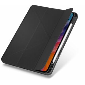 Tablet tok UNIQ Transforma Rigor tok állvánnyal Apple iPad Air 10.9“  (2020) fekete