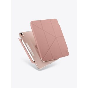 Tablet tok Uniq Camden antimikrobiális szer az iPad Air 10.9“ (2020) készülékhez, rózsaszín