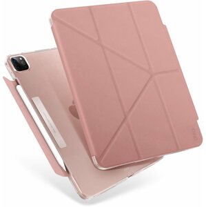 Tablet tok Uniq Camden antimikrobiális szer iPad Pro 11“ (2021) készülékhez, rózsaszín