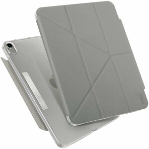 Tablet tok UNIQ Camden iPad 10.9" (2022) antibakteriális, szürke