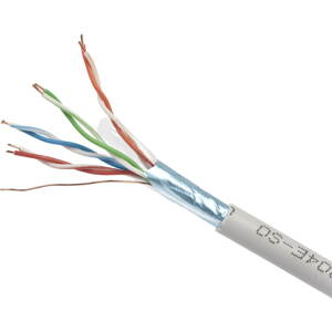 Hálózati kábel Gembird, drót, CAT5E, FTP, CCA, 305 m / doboz szürke