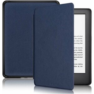 E-book olvasó tok B-SAFE Lock 3402, tok az Amazon Kindle 2022 készülékhez, sötétkék színű