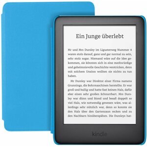 Ebook olvasó Amazon New Kindle Kids Edition 2020 kék tokkal