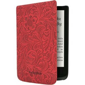 E-book olvasó tok PocketBook HPUC-632-R-F Red Flowers