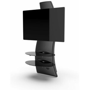 TV tartó konzol Meliconi Ghost Design 2000 Rotation Mat fekete