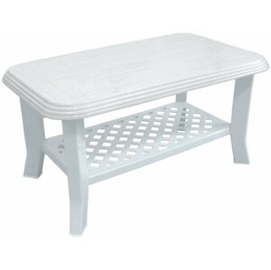Kerti asztal MEGAPLAST CLUB 90x55x44 cm, fehér