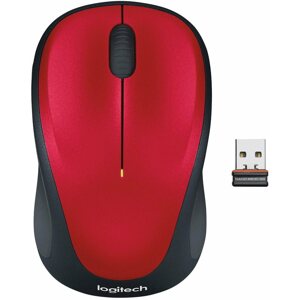 Egér Logitech Wireless Mouse M235 piros