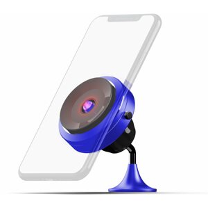 Telefontartó Misura MA05- Mobiltelefon tartó tapadókoronggal és vezeték nélküli QI.03 töltéssel - BLUE