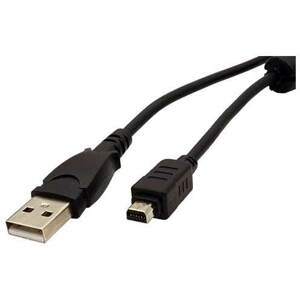 Adatkábel OEM USB A-MINI 12-pin 1.8m fekete