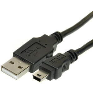 Adatkábel OEM USB A-mini 5-pólusú, 5m