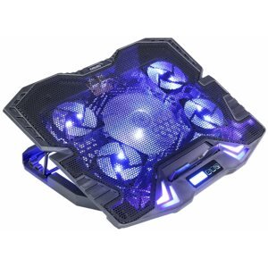 Hűtőpad EVOLVEO ANIA 5, laptophűtő alátét, kék háttérvilágítás