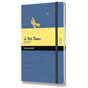 Jegyzetfüzet MOLESKINE Le Petit Prince L, kemény borító, vonalas, kék