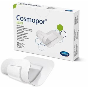 Tapasz Cosmopor Steril modern ragtapasz mikrohálóval 7 × 5 cm, 10 db