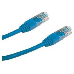 Hálózati kábel Datacom, CAT6, UTP, kék 0.25m