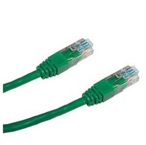Hálózati kábel Datacom CAT6, UTP, 0,25 m zöld
