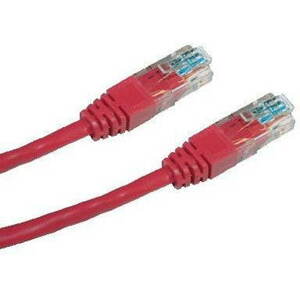Hálózati kábel Datacom CAT6, UTP, 0.5m, piros