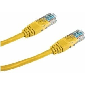 Hálózati kábel Adatátviteli kábel, CAT5E, UTP, 2 m, sárga