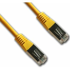 Hálózati kábel Datacom CAT5E FTP 0,5 m sárga