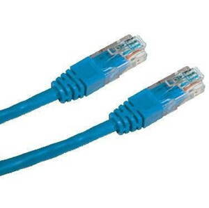 Hálózati kábel Datacom CAT5E UTP kék, 0,25m