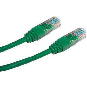 Hálózati kábel CAT5E UTP Adatátviteli hálózati patch kábel 0.25 méter, zöld színű