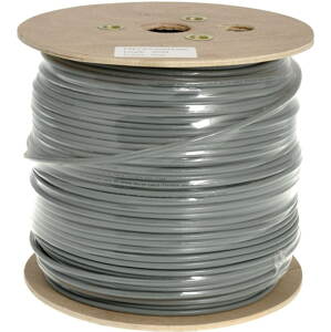 Hálózati kábel Adatátviteli, Wire, CAT6, FTP, PVC, 500m / tekercs