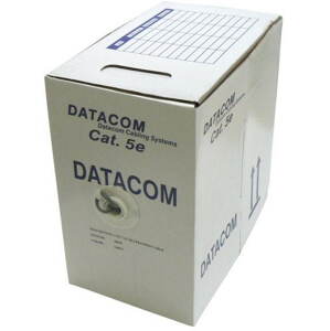 Hálózati kábel Datacom, sodrott, CAT5E, UTP, 305m/box