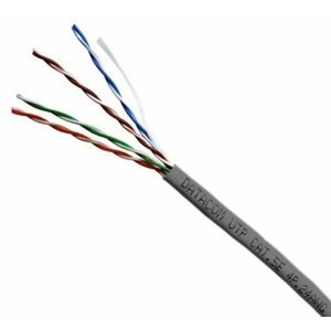 Hálózati kábel Datacom UTP huzal CAT5E PVC 500m tekercs szürke