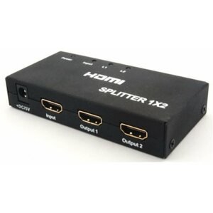 Elosztó PremiumCord külső HDMI Splitter, 2 x HDMI 1.4 - fekete