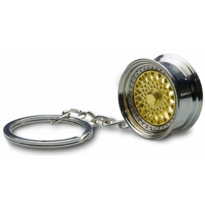 Kulcstartó Kerék kulcstartó öntött, arany színű