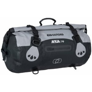 Motoros táska OXFORD vízálló Aqua T-70 gurulós táska (szürke/fekete 70 l)