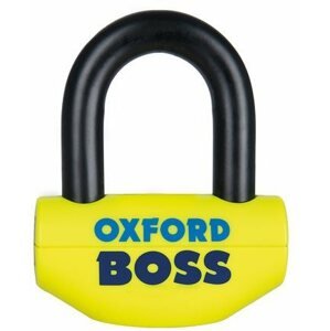 Motorzár OXFORD Boss tárcsafék zár (sárga/fekete, csapátmérő: 14 mm)