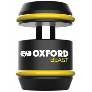 Motorzár OXFORD BEAST LOCK, (fekete/sárga)