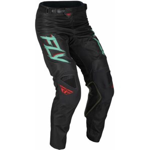 Kalhoty na motorku Fly Racing kalhoty Kinetic S.E. Rave, 2023 černá/zelená/červená