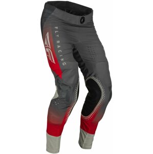 Kalhoty na motorku Fly Racing kalhoty Lite, 2023 červená/šedá