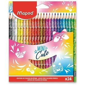 Színes ceruza MAPED Mini Cute, 24 színű