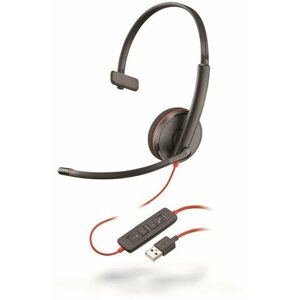 Fej-/fülhallgató Plantronics BLACKWIRE 3210, USB-A