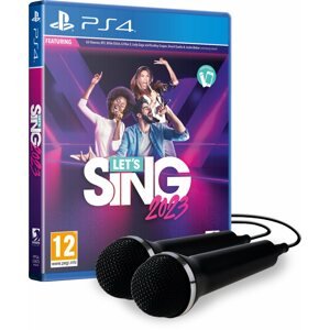 Konzol játék Lets Sing 2023 + 2 microphone - PS4