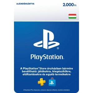 Feltöltőkártya PlayStation Store - Kredit 2000 Ft - PS4 HU Digital