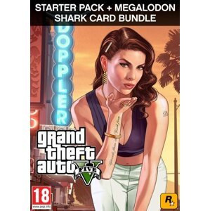 PC játék Grand Theft Auto V (GTA 5) + Criminal Enterprise Starter Pack + Megalodon Shark Card - PC DIGITAL