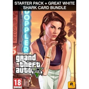 PC játék Grand Theft Auto V (GTA 5)+ Criminal Enterprise Starter Pack + Great White Shark Card - PC DIGITAL