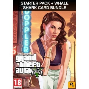 PC játék Grand Theft Auto V (GTA 5)+ Criminal Enterprise Starter Pack + Whale Shark Card - PC DIGITAL