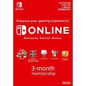 Feltöltőkártya 90 Days  Online Membership (Individual) - Nintendo Switch Digital