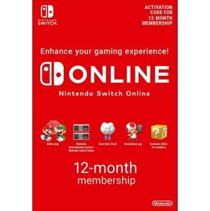 Feltöltőkártya 365 Days Switch Online Membership (Individual) - Nintendo Switch Digital