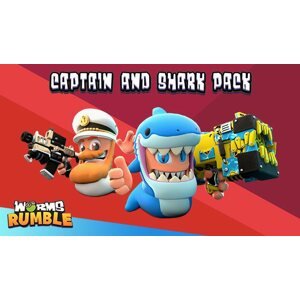 Videójáték kiegészítő Worms Rumble - Captain & Shark Double Pack - PC DIGITAL