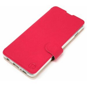 Mobiltelefon tok Mobiwear Soft Touch flip a Xiaomi 12T / 12T Pro készülékhez - piros és bézs színben